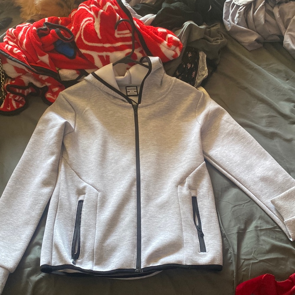 grey AAO hoodie